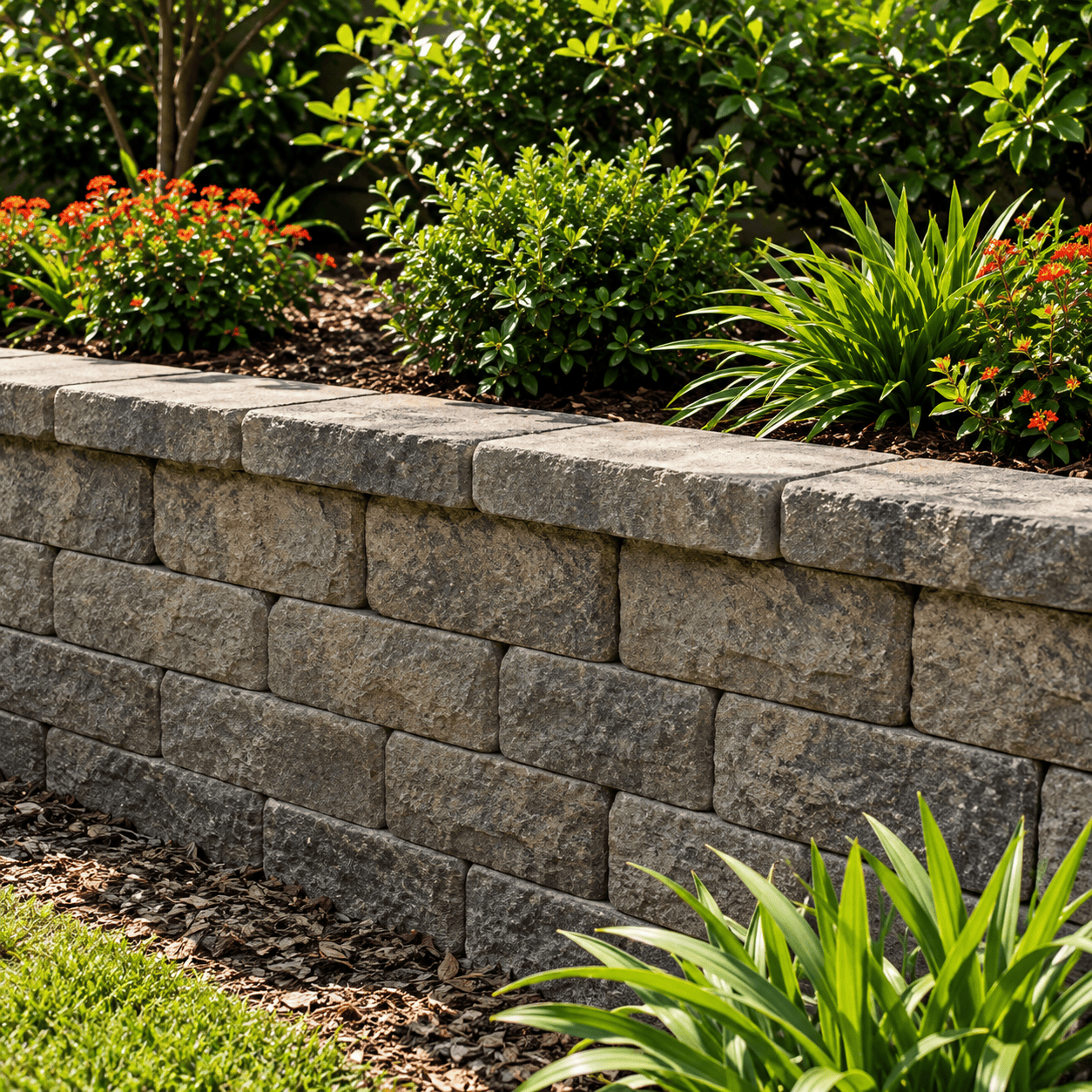 Retaining Wall Installation